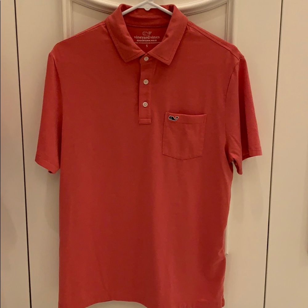 Men’s Vineyard Vines Edgartown Polo jetty red